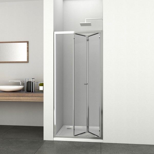 Sklopiva vrata Elite krom 80cm / 90cm