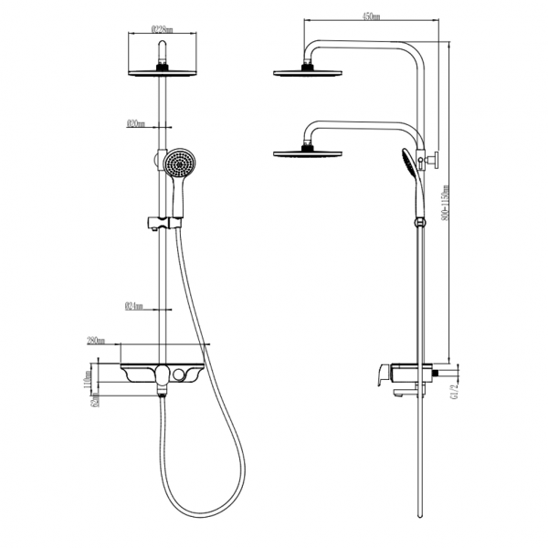 Tuš set AS703 - Slika 4