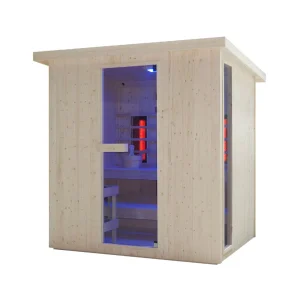 Vanjska kombinirana infracrvena i finska sauna Lahti 17 - Sanoterm